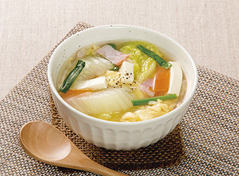 豆腐と野菜のとろとろスープ