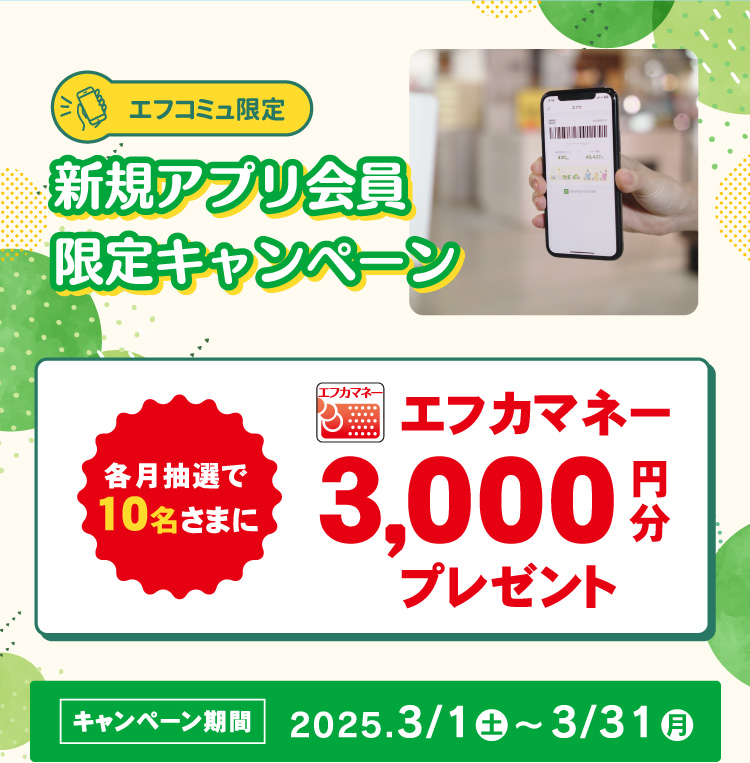 年会費無料　エフカ入会キャンペーン