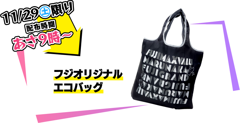 11/29（土）限り　くり手エコバッグ