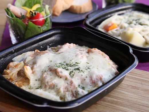 レンジでチン!で本格メインディッシュの出来上がり♪