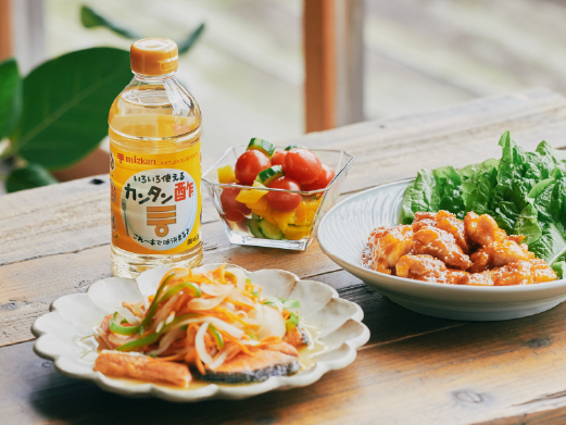 お酢のチカラで夏を乗り切ろう！カンタン酢でお手軽レシピ