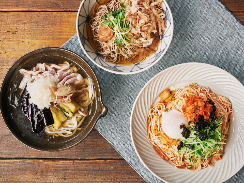 目からも涼しくなる、シンプル美味しい冷たい麺