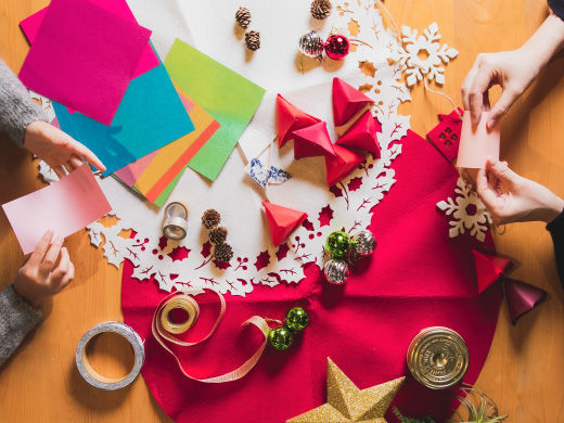 <一緒に作ろう♪>クリスマスのデコレーションも、親子で手作り!