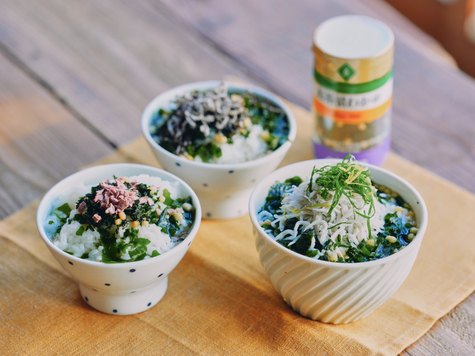 組み合わせて楽しさ無限大!お茶漬わかめとエトセトラ