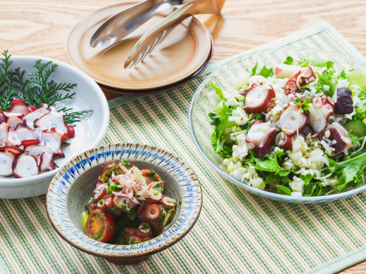 【教えてレシピ】初夏の味わい、たこを使った華やかレシピ