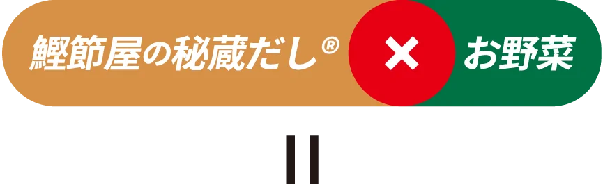 鰹節屋の秘蔵だし×お野菜