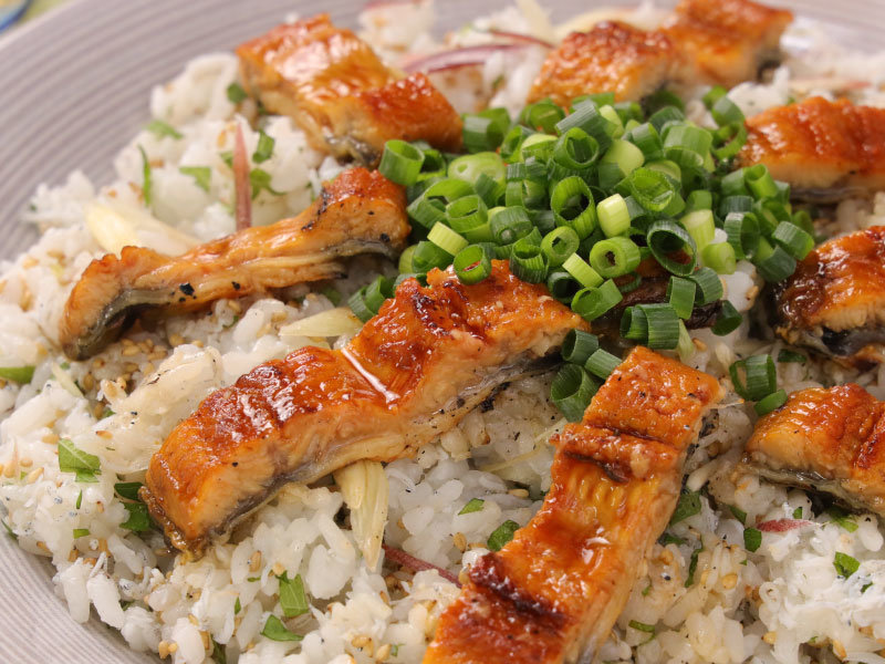 イメージ画像 しらすとうなぎの薬味混ぜご飯