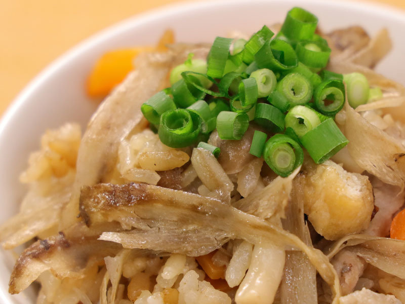 イメージ画像 ごぼうときのこの具沢山炊き込みご飯 