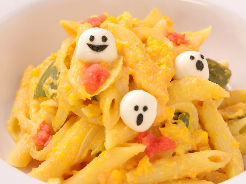 イメージ画像 明太子とかぼちゃのクリームパスタ