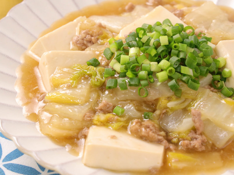 イメージ画像 白菜と豆腐のそぼろあん
