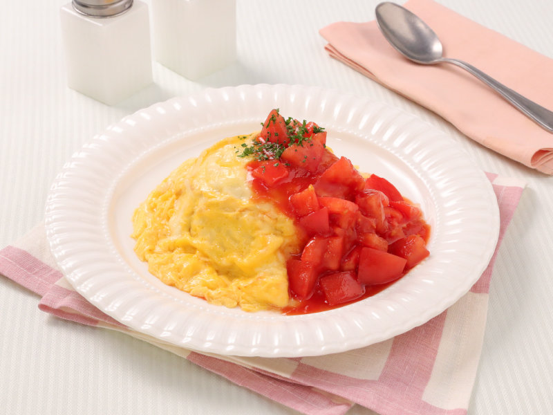 イメージ画像 ごろごろトマトのチーズオムライス