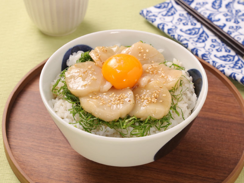 イメージ画像 めんつゆで簡単♪ほたてのとろける漬け丼
