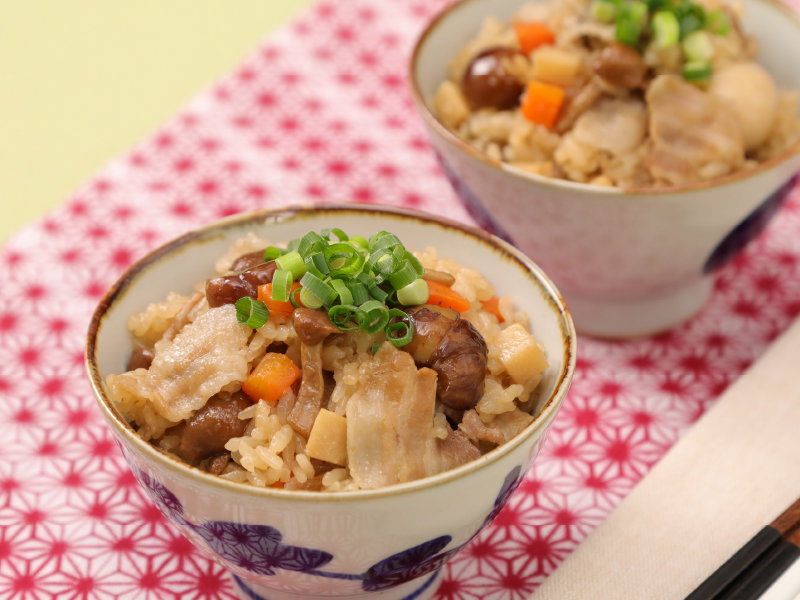 イメージ画像 もち米不要!炊飯器で豚肉と栗の中華おこわ