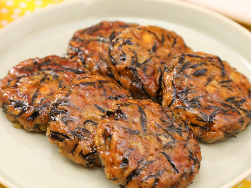 ご飯が進む☆ひじきの照り焼きつくね