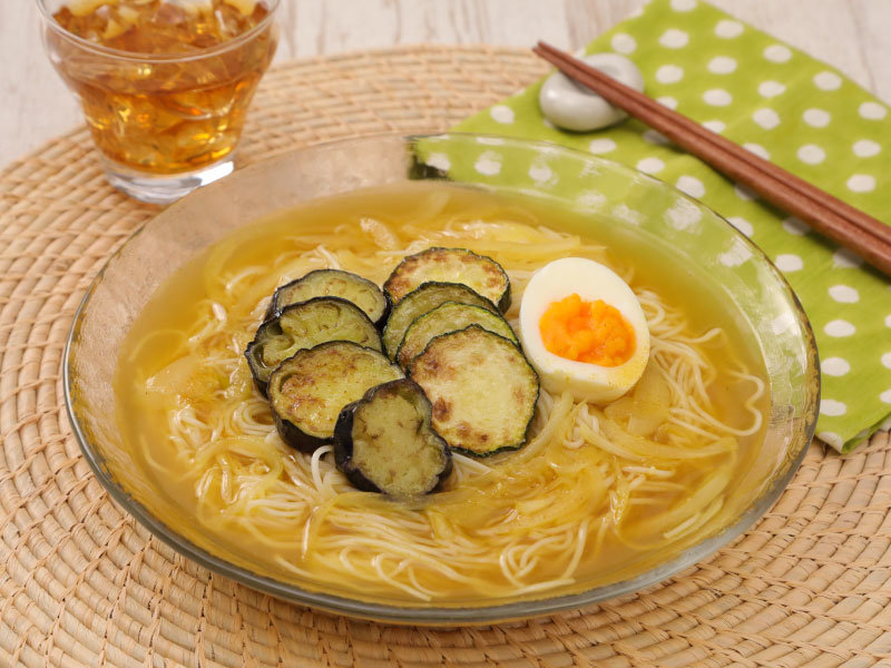 イメージ画像 焼きズッキーニの冷やしカレーそうめん
