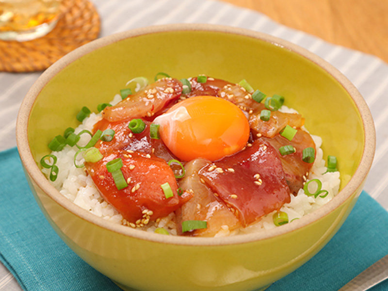 イメージ画像 刺身で！コクうま海鮮ユッケ丼