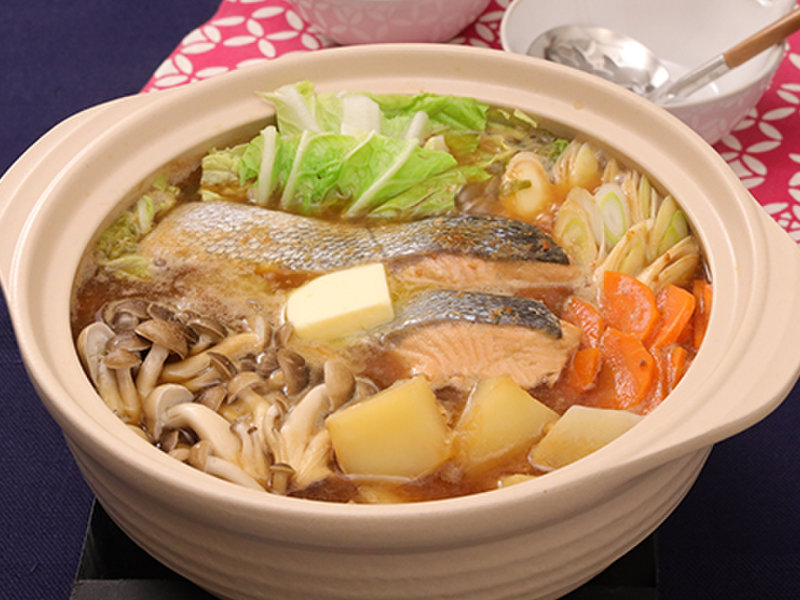 イメージ画像 みそ仕立て♪鮭と野菜の石狩鍋