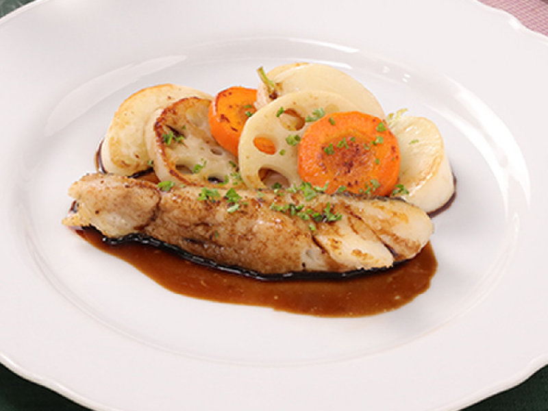 イメージ画像 たらと冬野菜のバルサミコソテー