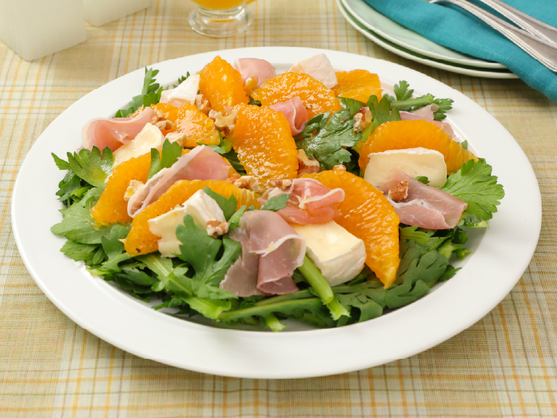 イメージ画像：甘酸っぱい♪春菊と柑橘のサラダ