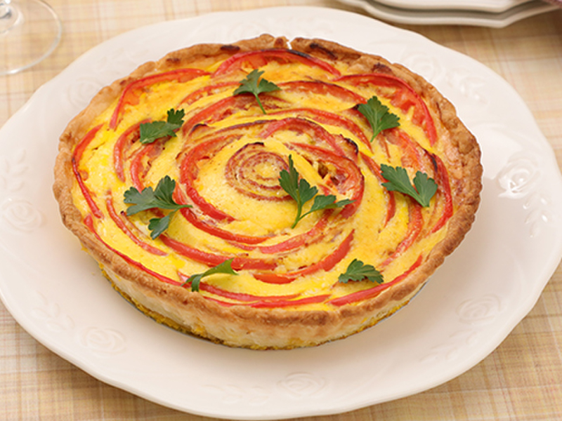 イメージ画像：母の日に♪トマトのお花キッシュ
