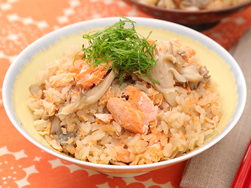 イメージ画像：だし香る♪鮭とまいたけの炊き込みご飯