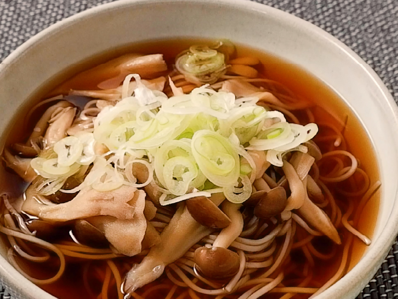 イメージ画像：きのこたっぷりかけそば