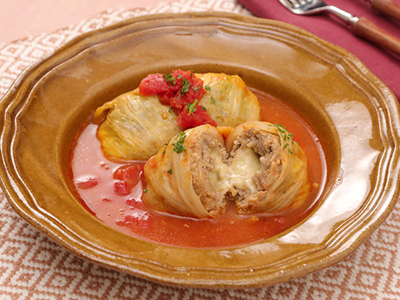 イメージ画像 とろ～りチーズのトマトロールキャベツ