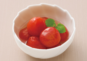 トマトのみりんコンポート おすすめレシピ フジのホームページ The Fuji Com