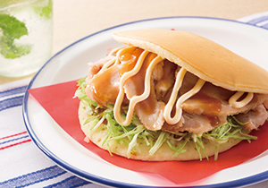 ぶた肉パンケーキサンド おすすめレシピ フジのホームページ The Fuji Com